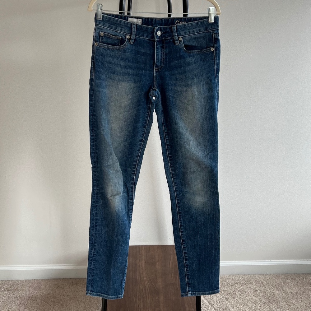 Gap Always Skinny Jeans Blue Dark Wash Size 27 R